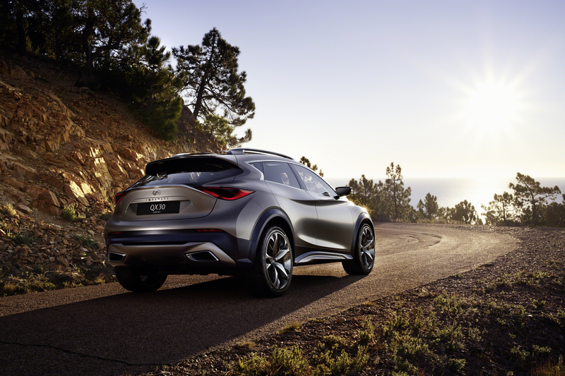 Illustration for article titled Infiniti QX30 Concept: Swoops For Days